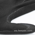 Guantes de seguridad recubiertos de espuma de látex anti -slipax anti -slip